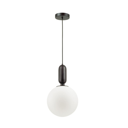 Подвес E27 1*40W (тип лампы СВЕЧА ) 220V OKIA черный/белый ODEON LIGHT