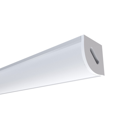 GM-08-04 Профиль алюминиевый для светодиодной ленты, анод., угловой с широким рассеивателем, накладной, серебро, 16х16мм, 2м, шир. ленты до 10мм, инди