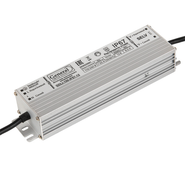 Драйвер светодиодный GDLI-100-IP67-24 General