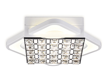 Потолочный светодиодный светильник с пультом FA122 WH белый 54W 300*300*100 (ПДУ РАДИО 2.4) Ambrella Light