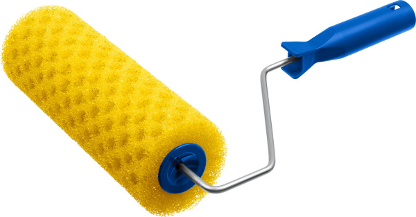 Валик малярный СТРУКТУРНЫЙ ГОРОШЕК, 230 мм, d=80 мм, ручка d=6 мм, ЗУБР