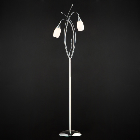 Напольный светильник 2*E14 40Вт хром IP20 Ginevra (22080/2F хром) Eurosvet