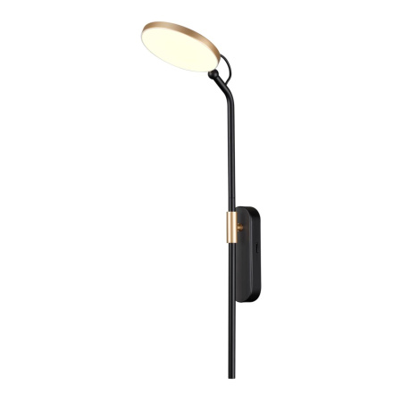 Настенный св-к IP20 LED 7W 731Лм 3000K REDMOND черный с ант.бронзой/металл ODEON LIGHT