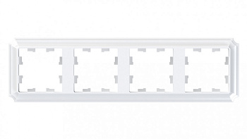 ATLASDESIGN ANTIQUE 4-постовая рамка, универсальная, лотос Systeme Electric