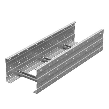 Лестничный лоток кабельрост 400х200х9000, толщ. 2,5 мм, гор. цинк Ostec
