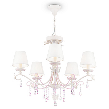 Люстра 5*E14 40Вт Белый IP20 Fiona ARM032-05-PK Maytoni