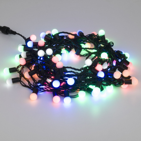 Гирлянда нить с мерцанием 10м IP65 (400-103 мульти) Eurosvet