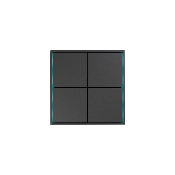 Donel Сенсорный кнопочный модуль KNX, 4/8 группы, метеорит. Серия устройств: DKNX