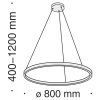 Подвесной светильник 51Вт 4000K Черный IP20 Rim MOD058PL-L42B4K Technical