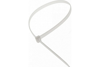 Хомут-стяжка кабельная нейлоновая 3,6х200 мм белая (100 шт/20000 шт уп/кор) Промрукав