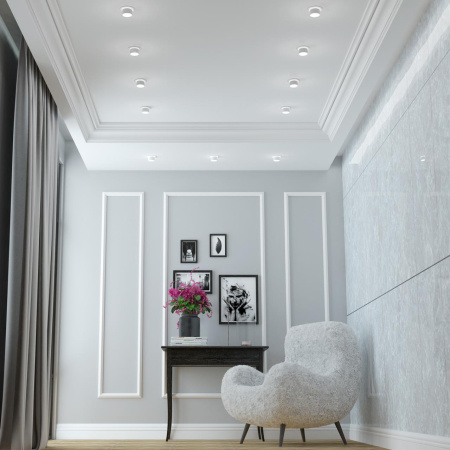 Св-к встр.IP20 GU10 9W 235V LIRIO белый NOVOTECH