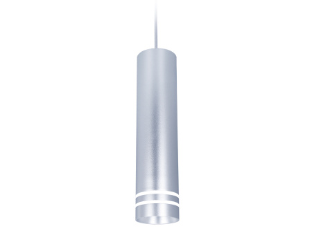 Подвесной точечный светодиодный светильник TN251 SL/S серебро/песок LED 4200K 12W D70*290 Ambrella Light