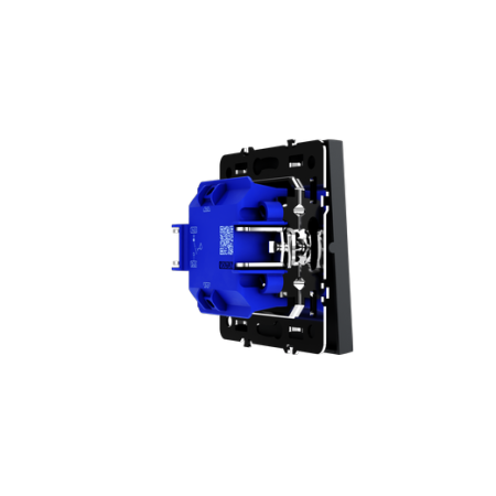 Выключатель с самовозвратом встраиваемый Voltum S70 одноклавишный 10А, (графит)