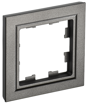 BRITE Рамка 1-местная РУ-1-БрТБ темная бронза IEK