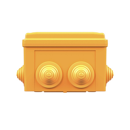 Коробка пластиковая FS с кабельными вводами и клеммниками, IP55, 150х110х70 мм, 4р, 450V, 32A, 10 мм2, нерж.контакт DKC