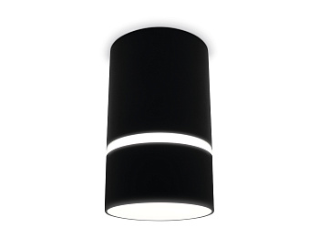 Накладной точечный светильник с акрилом TN3412 SBK черный песок GU5.3 D65*105 Ambrella Light