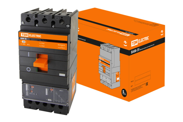 Выключатель автоматический ВА МОД ВА88-35 3П 250А 35кА с электронным расцепителемTDM