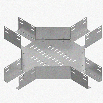 Лоток крестообразный перфорированный КМ 200х80 У3, окрашенный, S1,5