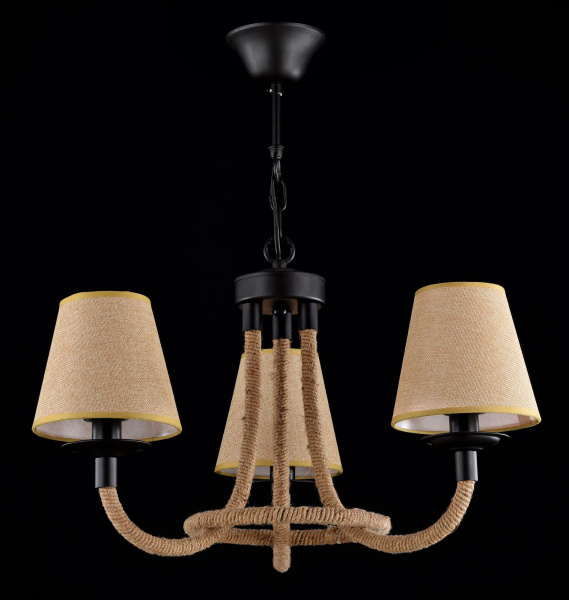 Люстра 3*E14 60Вт Матовый Черный IP20 Corda FR4402-PL-03-GB Freya