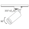 Светильник трековый 1*GU10 50Вт Хром IP20 Focus TR004-1-GU10-CH Technical