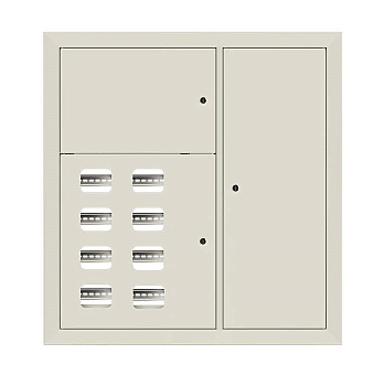 Щит этажный 8 кв, RAL9002 (1000х950х150) PROxima EKF