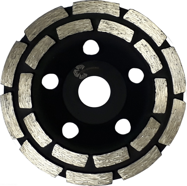 Чашка алмазная 125 Сегментная двухрядная Про TCW260 Trio-Diamond