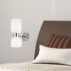 Настенный светильник (бра) 2*E27 60Вт Хром IP20 Savia FR5203WL-02CH Freya