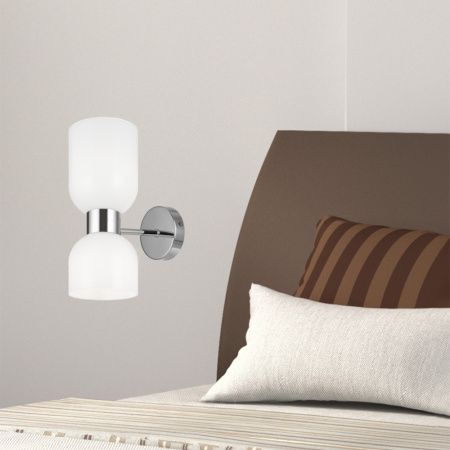 Настенный светильник (бра) 2*E27 60Вт Хром IP20 Savia FR5203WL-02CH Freya