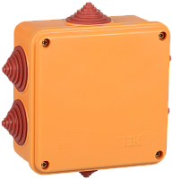 Коробка распаячная огнестойкая ПС 100х100х50мм 2P 10мм2 IP55 6 вводов IEK