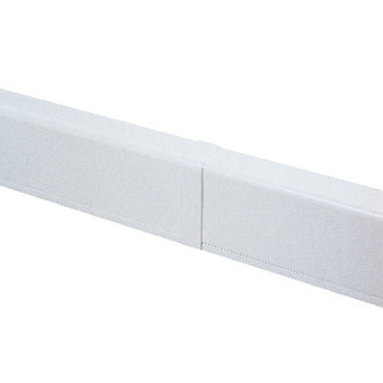 Накладка на стык для плинтусного короба 100х40 мм белое DKC