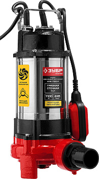 Фекальный насос с режущим механизмом, 1100 Вт ЗУБР