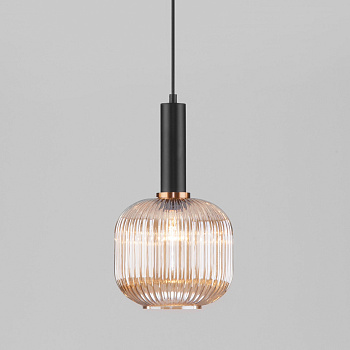 Подвесной светильник 1*E27 40Вт черный IP20 (50182/1 янтарь) Eurosvet