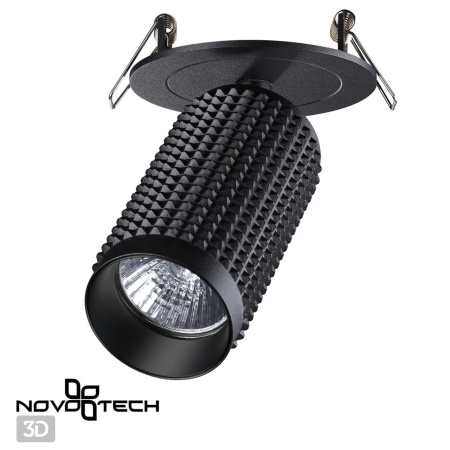 Св-к встр.IP20 GU10 50W 220V MAIS черный B NOVOTECH
