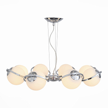 Люстра подвесная Хром/Белый E27 8*60Вт SL848.103.08 ST LUCE