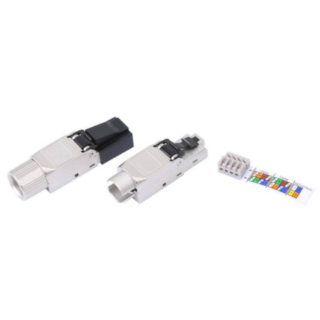 Коннектор industrial 8P8C CAT6 экранированный DKC