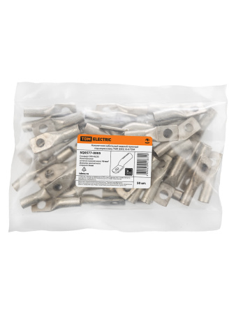 Наконечник кабельный медный луженый под опрессовку ТМЛ (DIN) 16-6 TDM