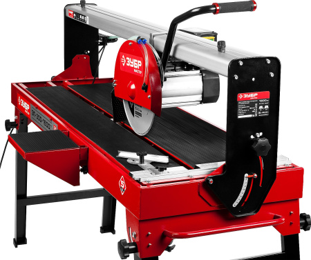 Электроплиткорез "Мастер", длина реза 1200 мм, диск 300 мм, глубина реза 90°-65мм/45°-40 мм, стол 1260x468 мм, 1500Вт ЗУБР