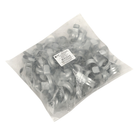 Скоба металлическая двухлапковая для монтаж, пистолета d25-26 мм (100 шт) PROxima EKF