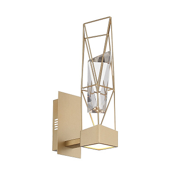 Бра Матовое золото/Матовое золото, Прозрачный LED 1*6Вт 4000К SL815.201.01 ST LUCE