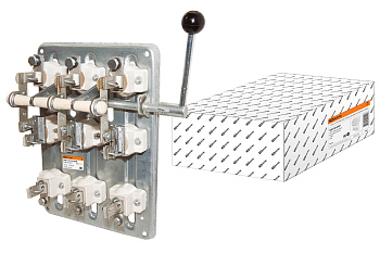 Рубильник РПБ-1/1П У3 TDM (100А, правый привод, без плавких вставок)