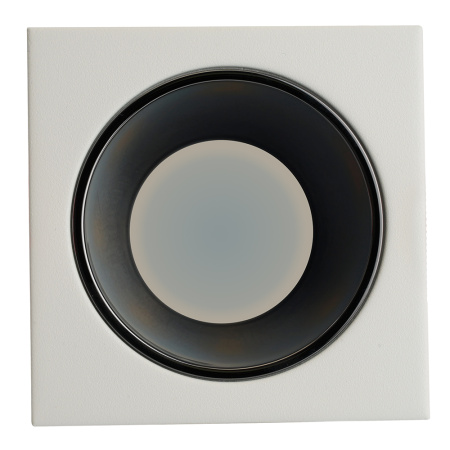 Светильник потолочный встраиваемый, MR16 G5.3, белый + черный хром DL3112 Feron