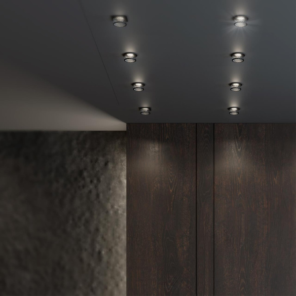 Св-к встр.IP20 GU10 9W 220V GEM черный C NOVOTECH