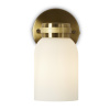 Настенный светильник (бра) 1*E14 40Вт Латунь IP20 Kamelia FR5446WL-01BS Freya