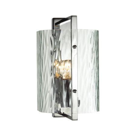 Бра E27 1*60W ELEGANTE хром/прозрачный/стекло ODEON LIGHT