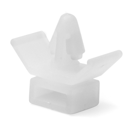 Держатель дюбельного типа, белый DKC