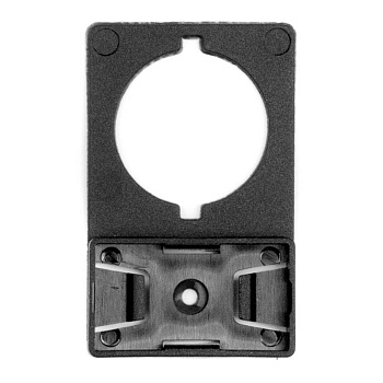 Держатель с клейким основание с креплением на отверстие д.22 мм для маркировки размером 27х15 мм DKC