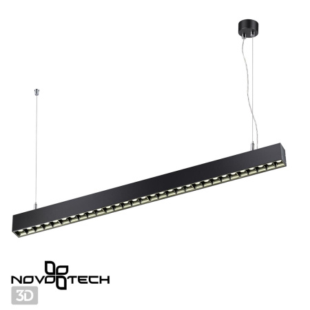 Св-к накл./подвесной св/д IP20 LED 4000K 30W 220V ITER черный C NOVOTECH