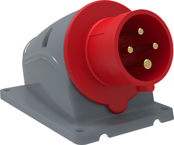 Вилка стационарная ССИ-514 16А-6ч/380-415В 3Р+РЕ IP44 MAGNUM IEK