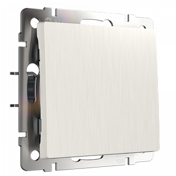 Встраиваемые механизмы Выключатель СУ 1-кл. проходной 10А перламутр рифленый IP20 Werkel