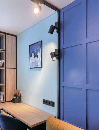 Трековый светильник LED 10Вт Черный IP20 Three phase track system Trinity TR029-3-10W3K-B Technical Maytoni